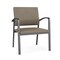 Lesro Newport Wide Guest Chair Metal Frame, Charcoal, MD Farro Upholstery NP1201 - alternate 1